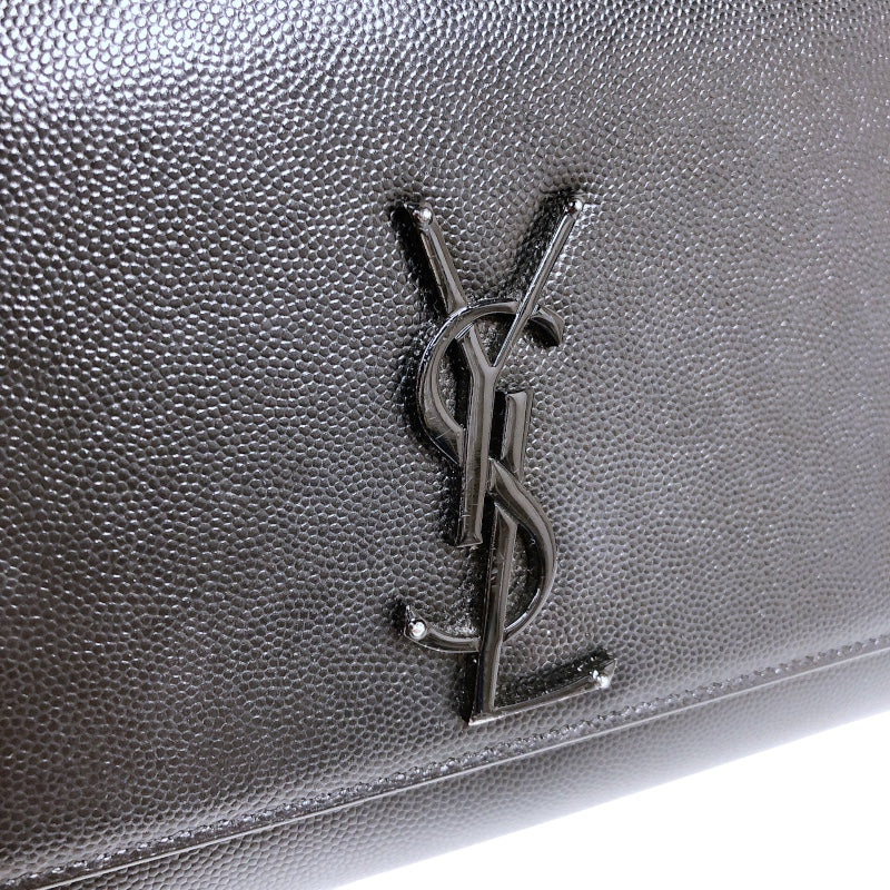 サンローラン SAINT LAURENT ケイトミディアム 364021 ブラック カーフ レディース ショルダーバッグ