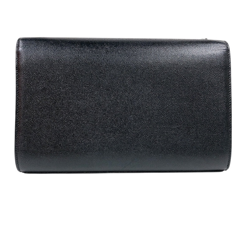 サンローラン SAINT LAURENT ケイトミディアム 364021 ブラック カーフ レディース ショルダーバッグ