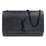 サンローラン SAINT LAURENT ケイトミディアム 364021 ブラック カーフ レディース ショルダーバッグ