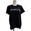 モンクレール MONCLER ロゴワッペン半袖シャツ ブラック コットン レディース 半袖Ｔシャツ