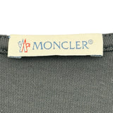 モンクレール MONCLER ロゴワッペン半袖シャツ ブラック コットン レディース 半袖Ｔシャツ