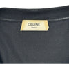 セリーヌ CELINE トリオンフリーズ 半袖Tシャツ 2X04I671Q ブラック コットン メンズ 半袖Ｔシャツ