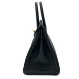 エルメス HERMES バーキン25 C刻印　(2018年製) ブラック　ゴールド金具 スイフト レディース ハンドバッグ