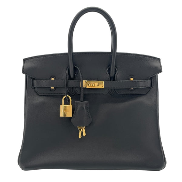 エルメス HERMES バーキン25 C刻印　(2018年製) ブラック　ゴールド金具 スイフト レディース ハンドバッグ
