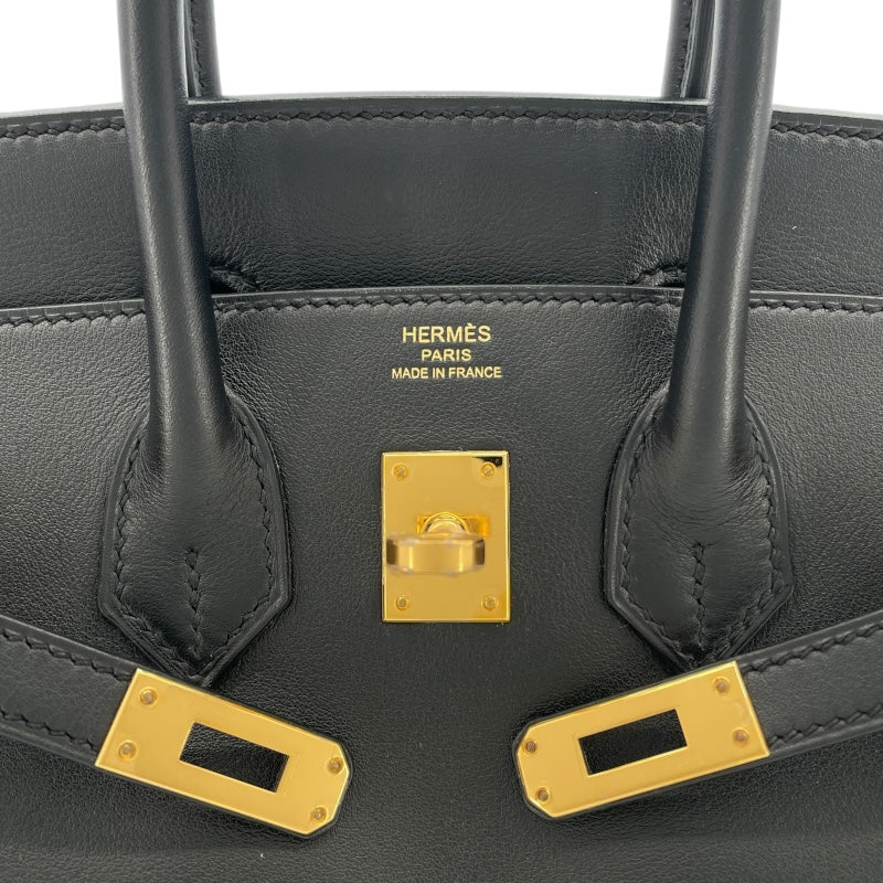 エルメス HERMES バーキン25 C刻印　(2018年製) ブラック　ゴールド金具 スイフト レディース ハンドバッグ