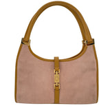 グッチ GUCCI ジャッキーバッグ 002・1068・3444 ピンクxベージュ スエード レディース ハンドバッグ
