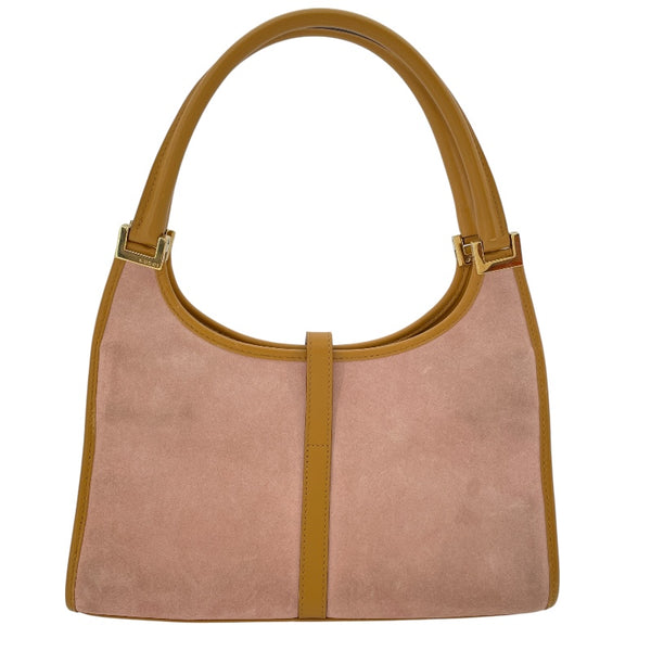 グッチ GUCCI ジャッキーバッグ 002・1068・3444 ピンクxベージュ スエード レディース ハンドバッグ