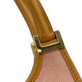 グッチ GUCCI ジャッキーバッグ 002・1068・3444 ピンクxベージュ スエード レディース ハンドバッグ