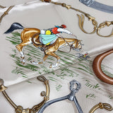 エルメス HERMES カレ70 PAMPA　パンパ マスティック/ヴェール/ルージュ シルク レディース スカーフ