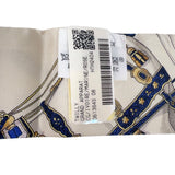 エルメス HERMES ツイリー《グラン・アパラ》 イヴォワール/マリン/ピンク シルク レディース スカーフ