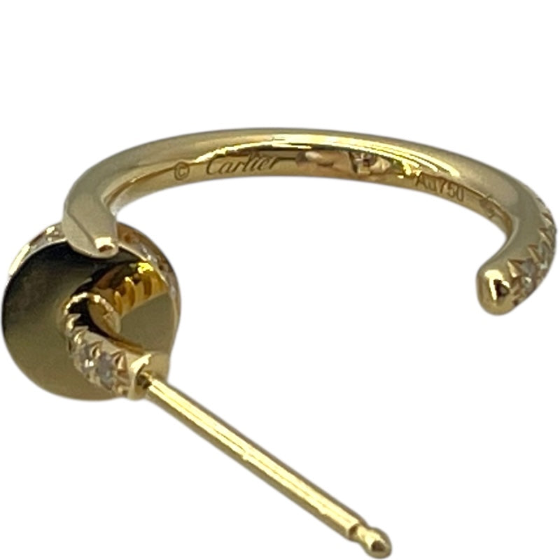 カルティエ Cartier ジュストアンクル フープダイヤピアス SM イエローゴールド 750YG ジュエリー