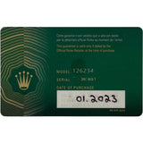ロレックス ROLEX デイトジャスト36 フルーテッドモチーフ 126234 ブルー WG/SS 自動巻き メンズ 腕時計