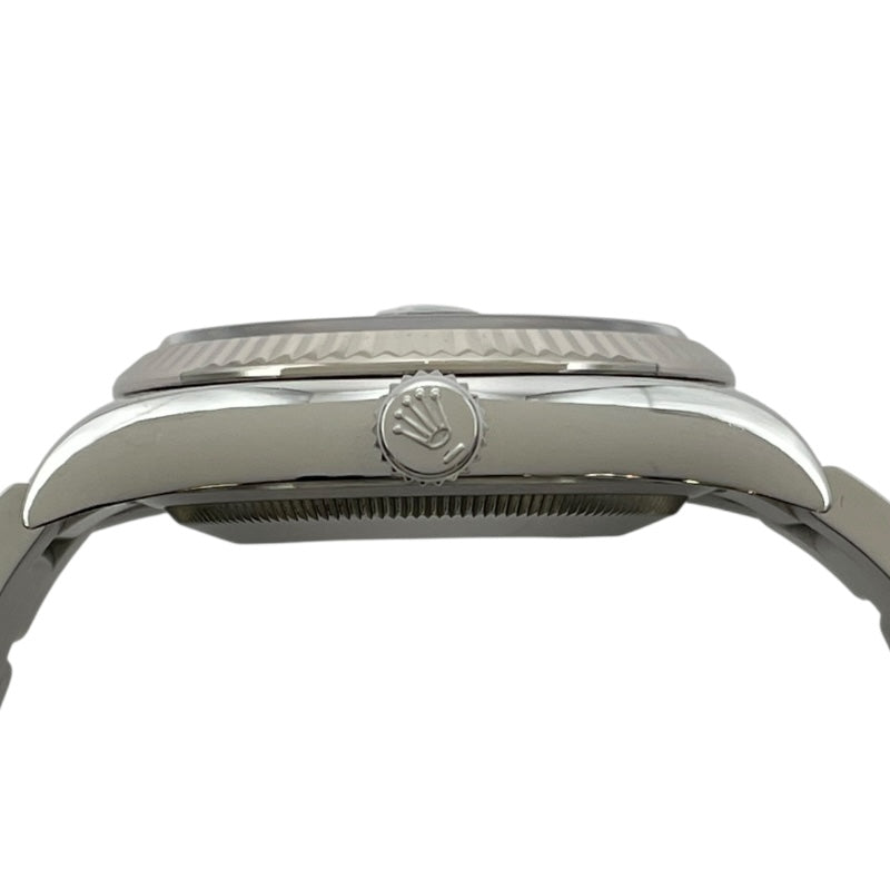 ロレックス ROLEX デイトジャスト36 フルーテッドモチーフ 126234 ブルー WG/SS 自動巻き メンズ 腕時計