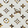 ルイ・ヴィトン LOUIS VUITTON モノグラム総柄半袖ワンピース F0JD85 ベージュ コットン レディース ワンピース