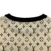 ルイ・ヴィトン LOUIS VUITTON モノグラム総柄半袖ワンピース F0JD85 ベージュ コットン レディース ワンピース