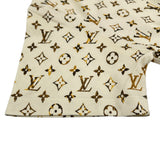 ルイ・ヴィトン LOUIS VUITTON モノグラム総柄半袖ワンピース F0JD85 ベージュ コットン レディース ワンピース