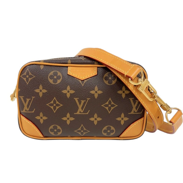 ルイ・ヴィトン LOUIS VUITTON トロカデロ･ウェアラブル ウォレット M14058 ブラウン　ゴールド金具 モノグラム メンズ ショルダーバッグ
