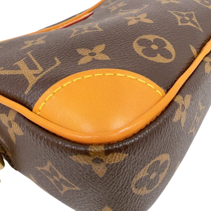 ルイ・ヴィトン LOUIS VUITTON トロカデロ･ウェアラブル ウォレット M14058 ブラウン　ゴールド金具 モノグラム メンズ ショルダーバッグ