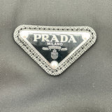 プラダ PRADA Re-Nylonトライアングルロゴ長袖シャツ SC514 ブラック ナイロン メンズ 長袖シャツ