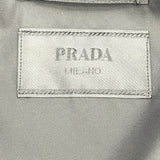 プラダ PRADA Re-Nylonトライアングルロゴ長袖シャツ SC514 ブラック ナイロン メンズ 長袖シャツ