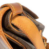 ルイ・ヴィトン LOUIS VUITTON ソミュール35 M42254 ブラウン ゴールド金具 モノグラム レディース ショルダーバッグ