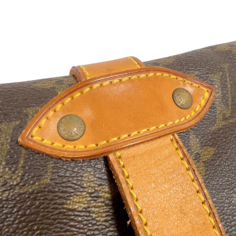 ルイ・ヴィトン LOUIS VUITTON ソミュール35 M42254 ブラウン ゴールド金具 モノグラム レディース ショルダーバッグ