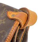 ルイ・ヴィトン LOUIS VUITTON ソミュール35 M42254 ブラウン ゴールド金具 モノグラム レディース ショルダーバッグ