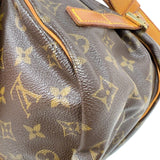 ルイ・ヴィトン LOUIS VUITTON ソミュール35 M42254 ブラウン ゴールド金具 モノグラム レディース ショルダーバッグ