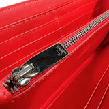 クリスチャン・ルブタン Christian louboutin パネトーネ　ラウンドファスナー長財布 1165044 ブラック　シルバー金具 レザー メンズ 長財布