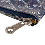 ゴヤール GOYARD セナMM ネイビー　シルバー金具 PVC レディース クラッチバッグ