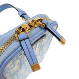 クリスチャン・ディオール Christian Dior 30モンテーニュフォンホルダー S2114UTZQ ターコイズ　ゴールド金具 オブリークジャガード レディース ショルダーバッグ