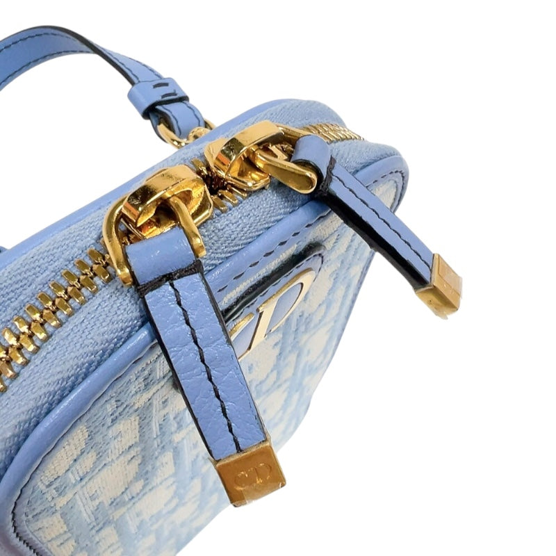 クリスチャン・ディオール Christian Dior 30モンテーニュフォンホルダー S2114UTZQ ターコイズ　ゴールド金具 オブリークジャガード レディース ショルダーバッグ