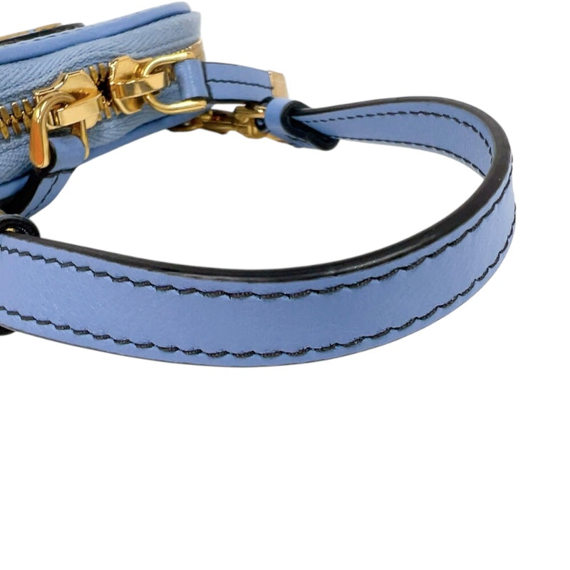 クリスチャン・ディオール Christian Dior 30モンテーニュフォンホルダー S2114UTZQ ターコイズ　ゴールド金具 オブリークジャガード レディース ショルダーバッグ