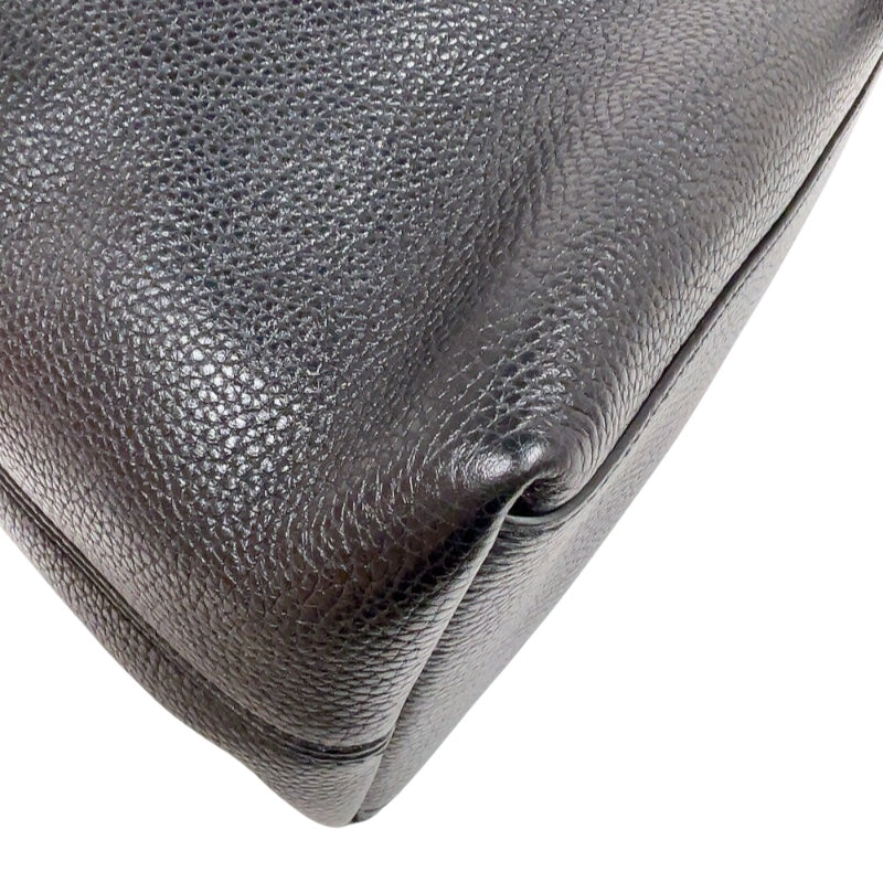 グッチ GUCCI ソーホー チェーントートバッグ 536196 ブラック　ゴールド金具 レザー レディース トートバッグ