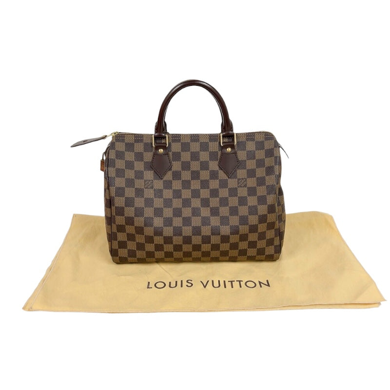 ルイ・ヴィトン LOUIS VUITTON スピーディ30 N41531 ブラウン　ゴールド金具 ダミエ ユニセックス ボストンバッグ