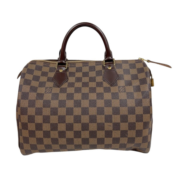 ルイ・ヴィトン LOUIS VUITTON スピーディ30 N41531 ブラウン　ゴールド金具 ダミエ ユニセックス ボストンバッグ