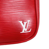 ルイ・ヴィトン LOUIS VUITTON ダヌーブPM　シュプリームコラボ M53417 レッド/ホワイト　シルバー金具 エピ ユニセックス ショルダーバッグ