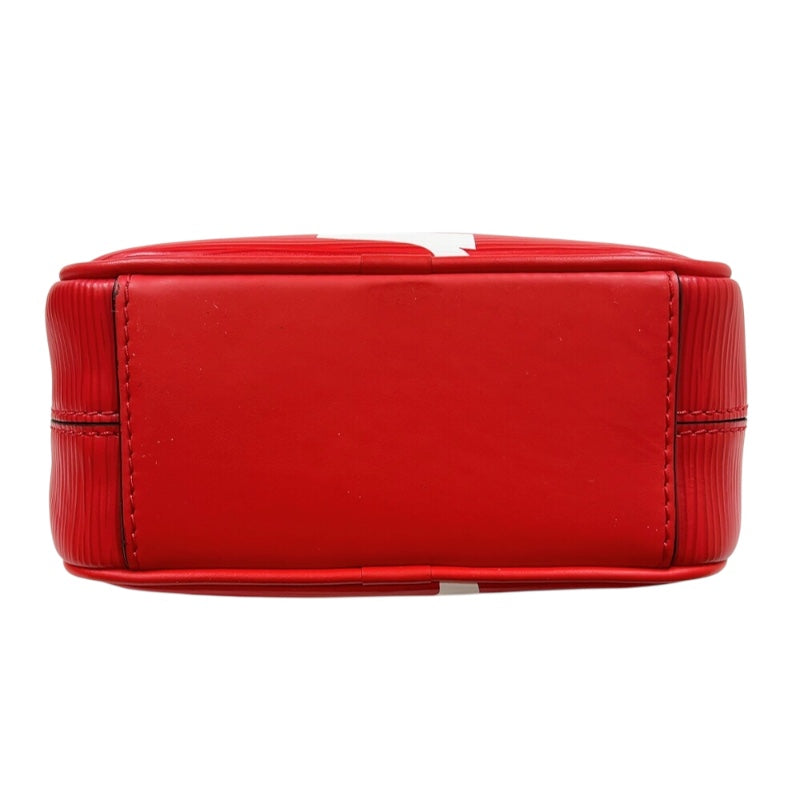 ルイ・ヴィトン LOUIS VUITTON ダヌーブPM　シュプリームコラボ M53417 レッド/ホワイト　シルバー金具 エピ ユニセックス ショルダーバッグ