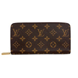 ルイ・ヴィトン LOUIS VUITTON ジッピー・ウォレット M42616 ブラウン　ゴールド金具 モノグラムキャンバス ユニセックス 長財布