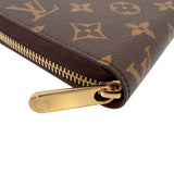 ルイ・ヴィトン LOUIS VUITTON ジッピー・ウォレット M42616 ブラウン　ゴールド金具 モノグラムキャンバス ユニセックス 長財布