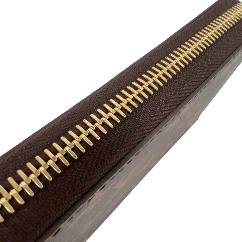 ルイ・ヴィトン LOUIS VUITTON ジッピー・ウォレット M42616 ブラウン　ゴールド金具 モノグラムキャンバス ユニセックス 長財布