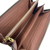 ルイ・ヴィトン LOUIS VUITTON ジッピー・ウォレット M42616 ブラウン　ゴールド金具 モノグラムキャンバス ユニセックス 長財布