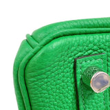 エルメス HERMES バーキン30 W刻印　(2024年製) グリーン　シルバー金具 トゴ レディース ハンドバッグ