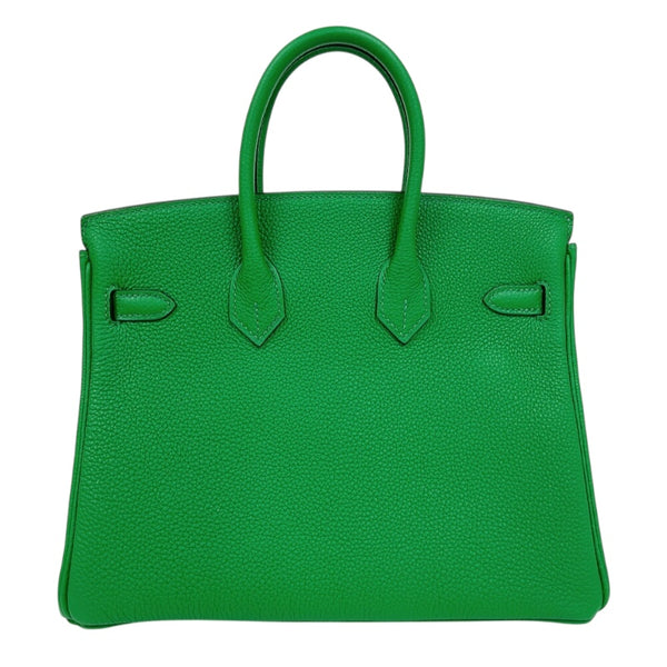 エルメス HERMES バーキン30 W刻印　(2024年製) グリーン　シルバー金具 トゴ レディース ハンドバッグ
