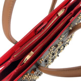 クリスチャン・ルブタン Christian louboutin パロマミディアム　スタッズトートバッグ ブラック　ゴールド金具 レザー レディース ハンドバッグ