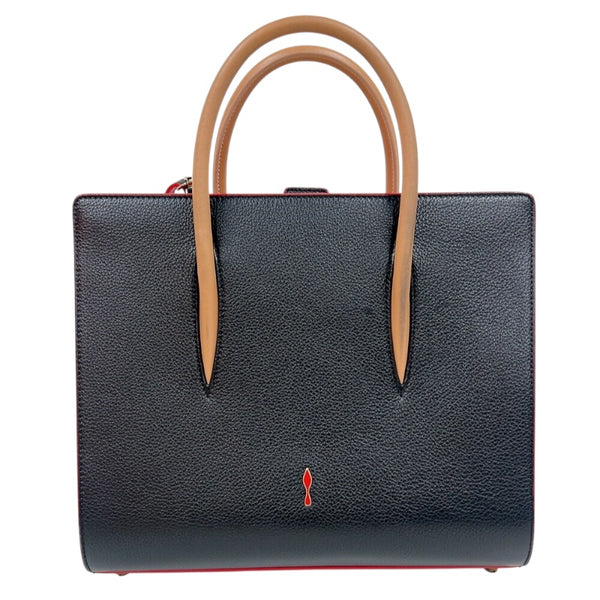 クリスチャン・ルブタン Christian louboutin パロマミディアム　スタッズトートバッグ ブラック　ゴールド金具 レザー レディース ハンドバッグ