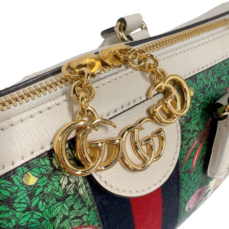 グッチ GUCCI ヒグチユウコ　オフディアミディアムハンドバッグ 524532 マルチカラー　ゴールド金具 GGスプリーム レディース トートバッグ