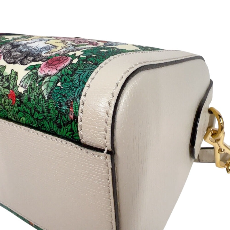 グッチ GUCCI ヒグチユウコ　オフディアミディアムハンドバッグ 524532 マルチカラー　ゴールド金具 GGスプリーム レディース トートバッグ