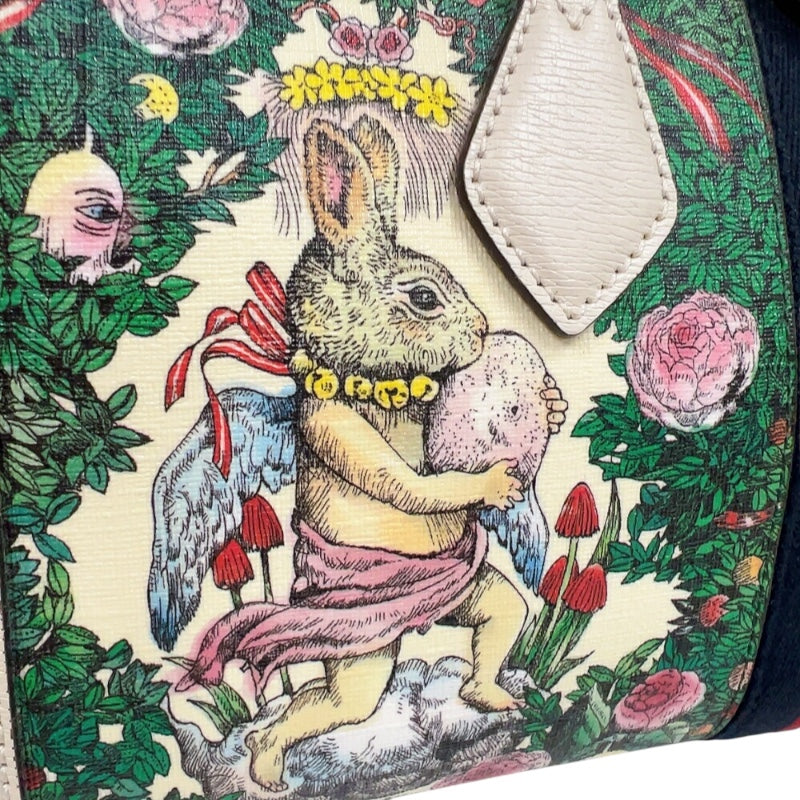 グッチ GUCCI ヒグチユウコ　オフディアミディアムハンドバッグ 524532 マルチカラー　ゴールド金具 GGスプリーム レディース トートバッグ