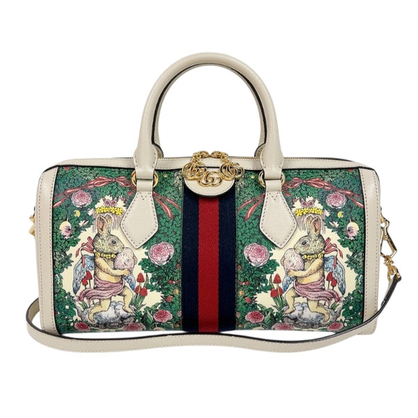 グッチ GUCCI ヒグチユウコ　オフディアミディアムハンドバッグ 524532 マルチカラー　ゴールド金具 GGスプリーム レディース トートバッグ